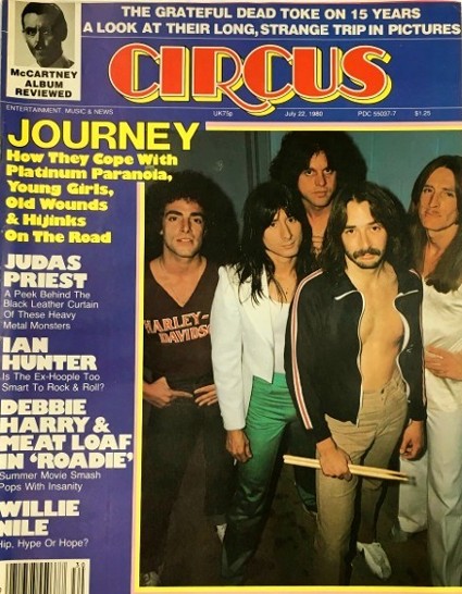 Journey cover image CIRCUS Magazine Official Website the legerndary rock music magazine Gerald Rothberg ownfer - founder. Est 1966